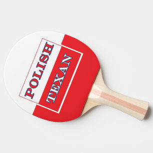 Raquete De Ping Pong Sinalizador Polonês Texan Polônia