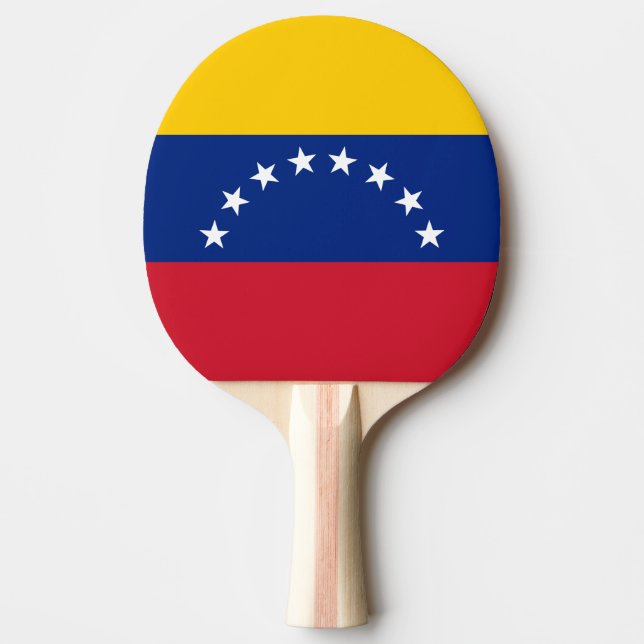 Raquete De Ping Pong Sinalizador Venezuela (Frente)