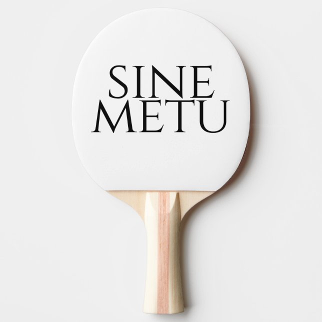 Raquete De Ping Pong Sine Metu - Without Fear (Frente)