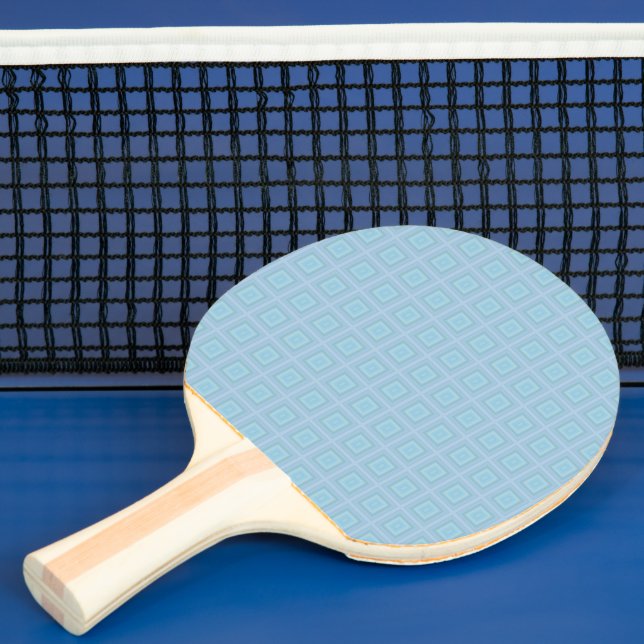 Raquete De Ping Pong Small blue squares. (Insitu)