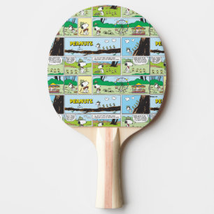 Raquete De Ping Pong Snoopy e Amigos Ir acampar