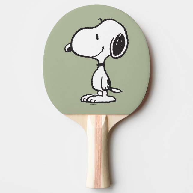 Raquete De Ping Pong Snoopy Smile Giggle Laugh (Frente)