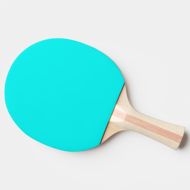 Raquete De Ping Pong Solid neon bright aqua (Lateral)