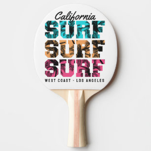 Raquete De Ping Pong Sonhos de surf: Edição Sunset da Califórnia