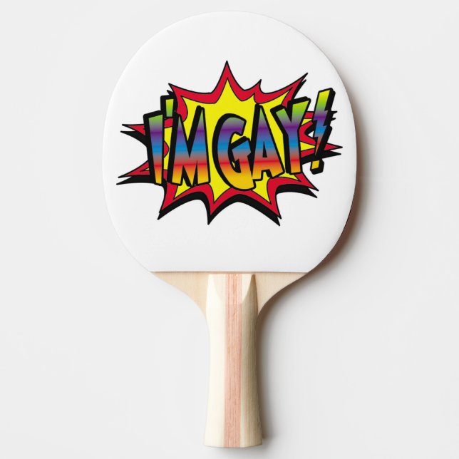 Raquete De Ping Pong Sou Gay Burst (Frente)