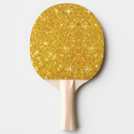 Raquete De Ping Pong Sparkle Dourado