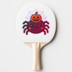 Raquete De Ping Pong Spider de Dia das Bruxas de Kawaii, Cute Cute
