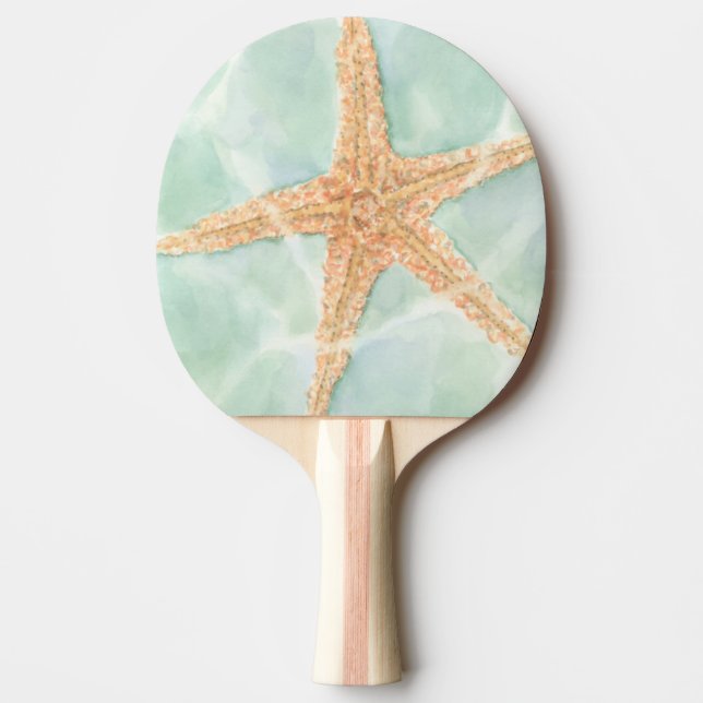 Raquete De Ping Pong Starfish náutico na água (Frente)
