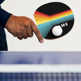 Raquete De Ping Pong Stripes Retroativas Personalizadas