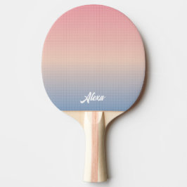 Raquete De Ping Pong Sua carta Neon Dawn personalizada