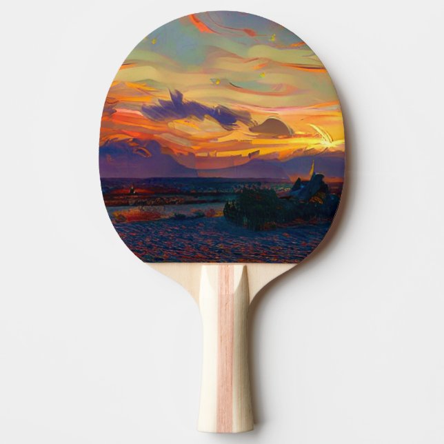 RAQUETE DE PING PONG SUNSET (Frente)