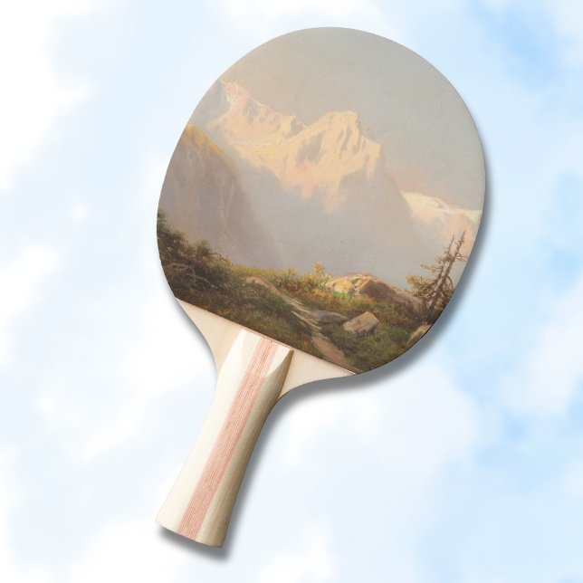 Raquete De Ping Pong Sunset nas montanhas - Carl Lafite (Criador carregado)