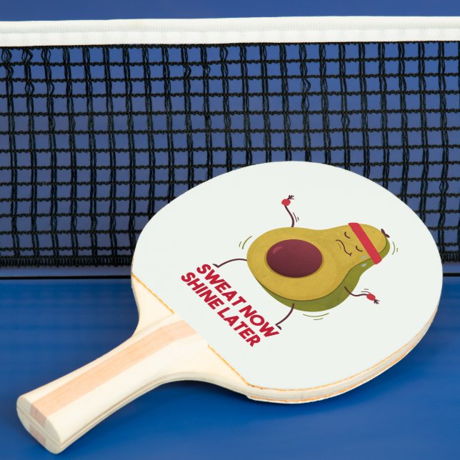 Raquete De Ping Pong Suor agora brilha mais tarde (Insitu)
