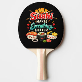 Raquete De Ping Pong Sushi Torna Tudo Melhor