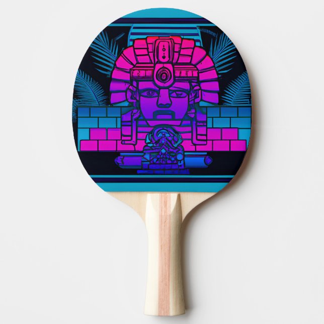 Raquete De Ping Pong Synthwave Pharaoh (Frente)