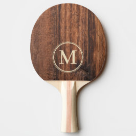 Raquete De Ping Pong Tábua de Corte Usada Monograma