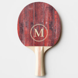 Raquete De Ping Pong Tábuas de Celeiro Distintas Monograma