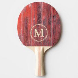 Raquete De Ping Pong Tábuas de Celeiro Distintas Monograma