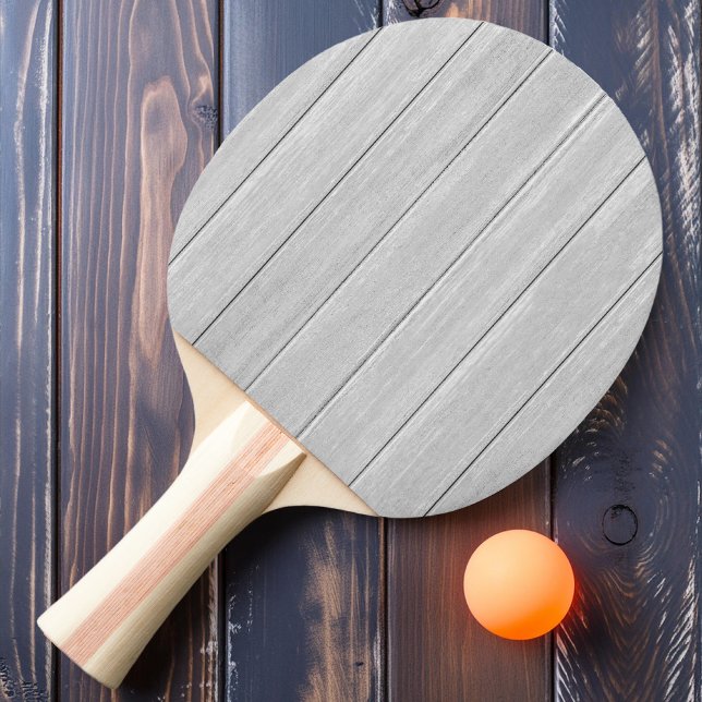 Raquete De Ping Pong Tábuas de Madeira Cinza Polida (Criador carregado)