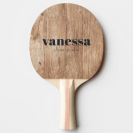 Raquete De Ping Pong Tábuas de Madeira Flutuante Minimal Moderna Clássi