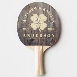 Raquete De Ping Pong Tábuas Gastas Cruzamento Irlandês de Casamento