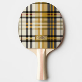 Raquete De Ping Pong Tan e Taupe Clássicos Personalizados Elegantes