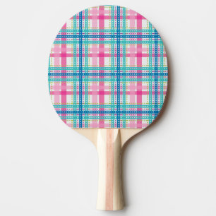 Raquete De Ping Pong Tartan, teste padrão da xadrez
