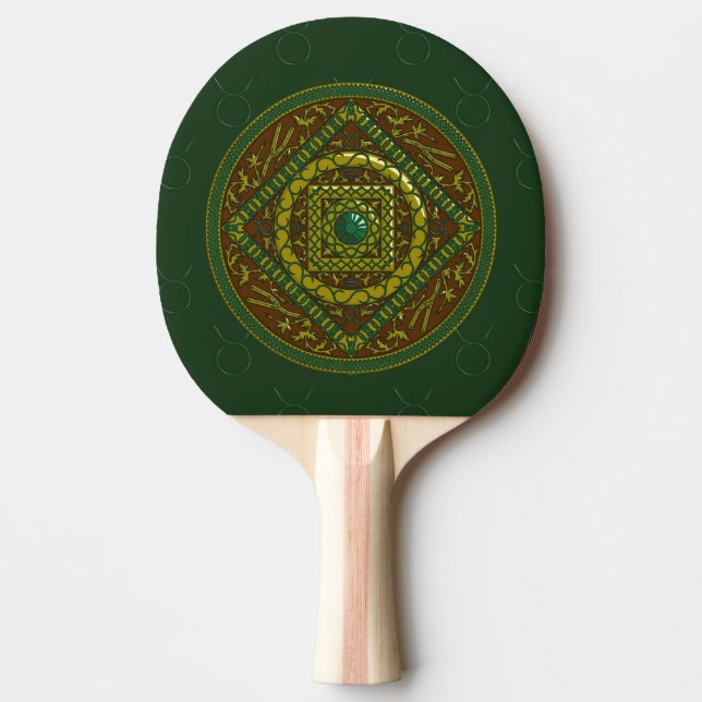 Raquete De Ping Pong Taurus Mandala Ping Pong Paddle (Frente)
