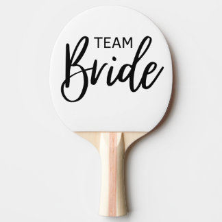 Raquete De Ping Pong Team Bride Black