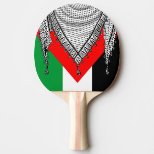 Raquete De Ping Pong Tecido Tradicional do Keffiyeh Scarf Palestino
