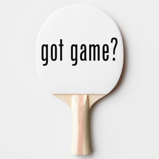 Raquete De Ping Pong tem jogo? (Frente)