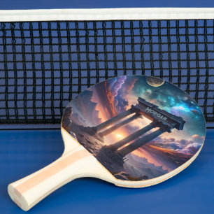 Raquete De Ping Pong Templo Cósmico Antigo - Ruínas da Galáxia Fantasia