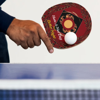 Raquete De Ping Pong "Tenha um Bom Dia" Acessórios de Tênis de Mesa Ene