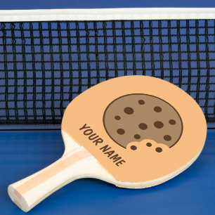 Raquete De Ping Pong Tênis de mesa de biscoito de chocolate