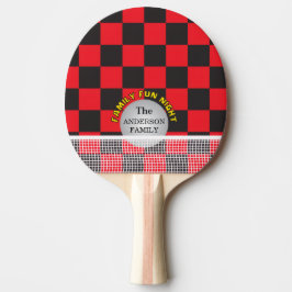 Raquete De Ping Pong Tênis de Mesa, Jogos Familiares, Tabuleiro de Dama