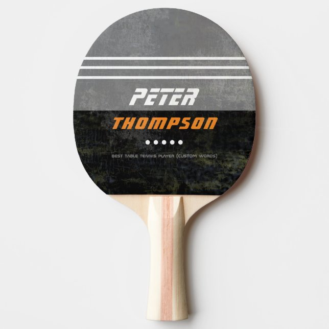 Raquete De Ping Pong tênis de mesa masculina (Frente)