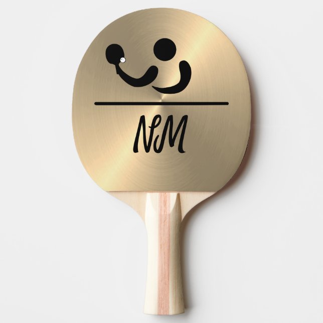 Raquete De Ping Pong Tênis de Mesa Personalizado (Frente)