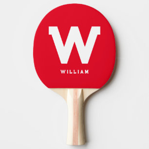 Raquete De Ping Pong Tênis Vermelho Mesa Personalizado Moderno