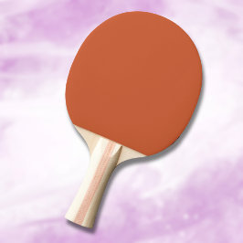 Raquete De Ping Pong Terracotta Laranja Cor Sólida Quente e Design Terr