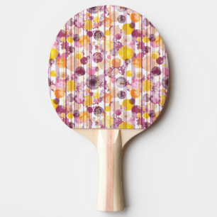 Raquete De Ping Pong Teste padrão branco listrado manchado