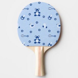 Raquete De Ping Pong Teste padrão da edredão do bebé