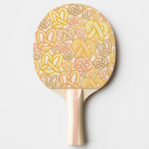 Raquete De Ping Pong Teste padrão do pretzel