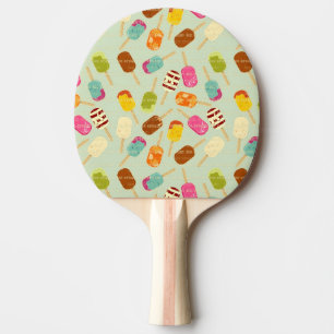 Raquete De Ping Pong Teste padrão do sorvete