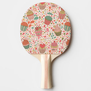 Raquete De Ping Pong Teste padrão doce