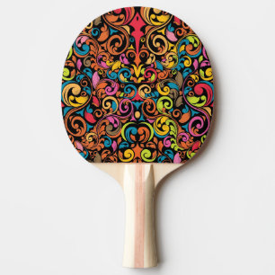 Raquete De Ping Pong Teste padrão Funky