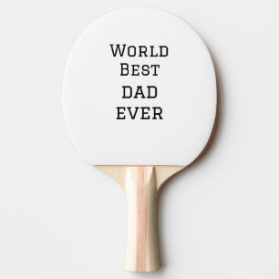 Raquete De Ping Pong Texto esportivo do melhor pai do mundo