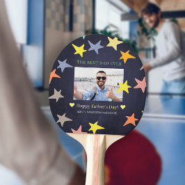 Raquete De Ping Pong Texto personalizado do Dia de os pais feliz