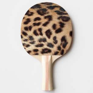 Raquete De Ping Pong textura de impressão leopardo