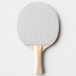 Raquete De Ping Pong Textura Geométrica Monocromática|Exame de Diamante