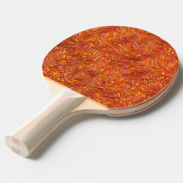 Raquete De Ping Pong Textura vermelha clara e vívida com tons amarelos